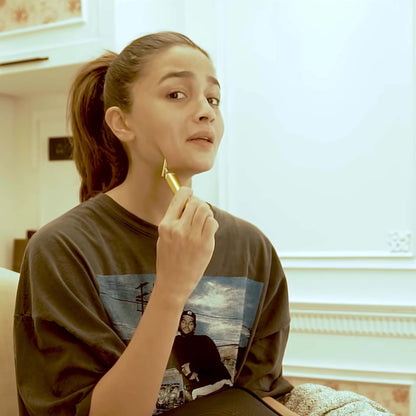 Zelmors™ 24K Gold Platted Electric Face Massager | By Indian House Of Beauty